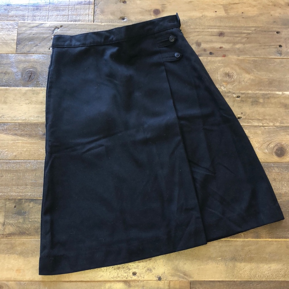 Lands’ End navy skirt